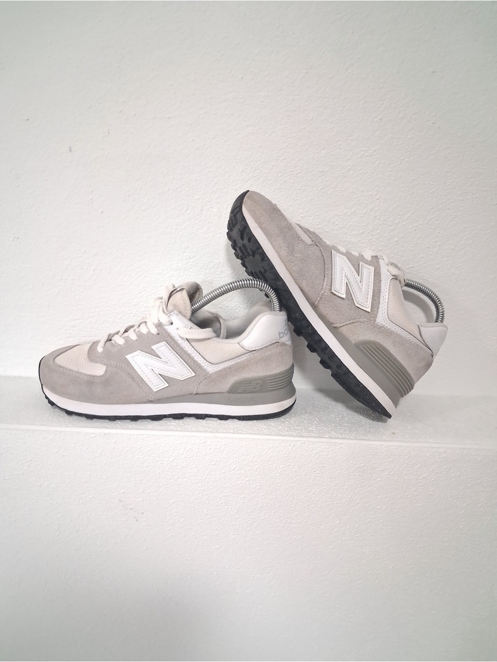New Balance Women’s 574 Classic Sneakers in Light Gray